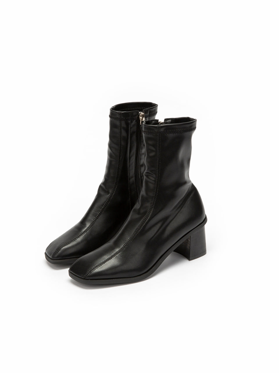 Line Span Heel Boots (Black)